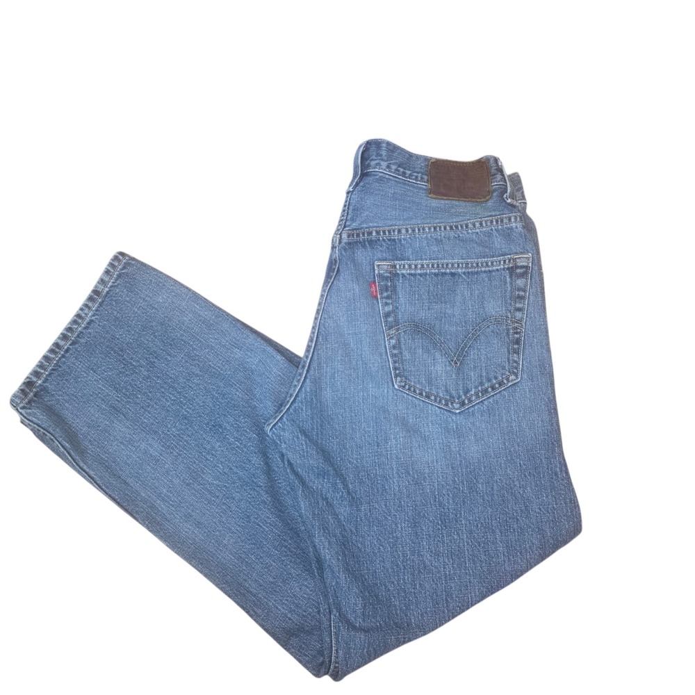 Levis 559 Mens 32x30 Relaxed Straight Leg Jeans Blue Faded Wash Denim